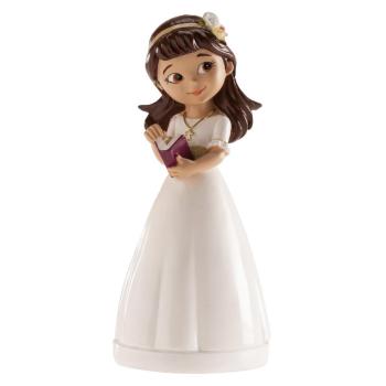 Figure for Communion Cake Girl with Book