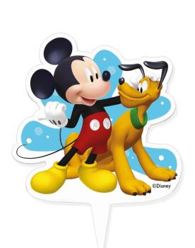 2D Mickey and Pluto Candle deKora