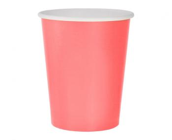 14 Cardboard Cups - Pink