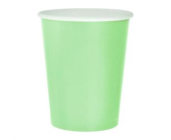 14 Cardboard Cups - Mint Green XiZ Party Supplies