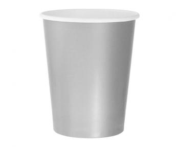 14 Cardboard Cups - Silver XiZ Party Supplies