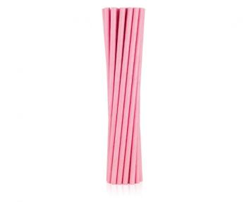Baby Pink Plain Paper Straws