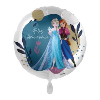 18" Anna & Elsa Happy Birthday Foil Balloon