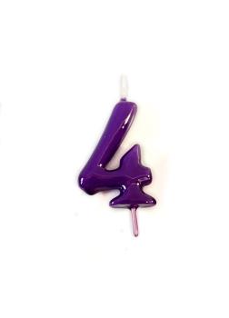 Candle 6cm nº4 - Purple VelasMasRoses