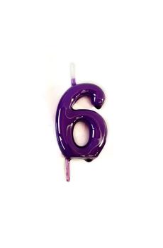 Candle 6cm nº6 - Purple
