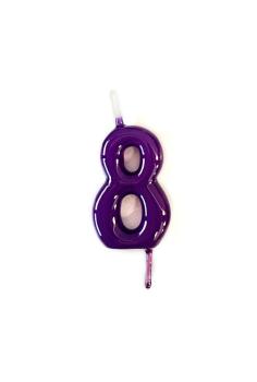 Candle 6cm nº8 - Purple