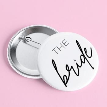 The Bride Bachelorette Party Badge