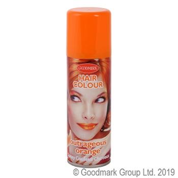 Orange Spray Hair Dye