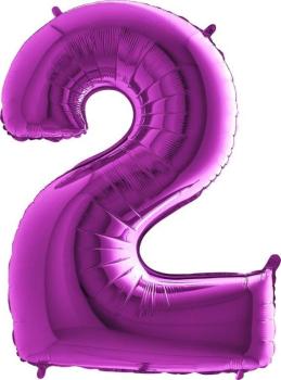 40" Foil Balloon nº 2 - Purple Grabo