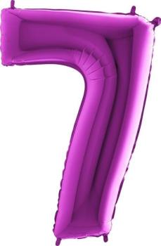 40" Foil Balloon nº 7 - Purple