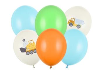 Small Builder Latex Balloons PartyDeco