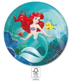Paper Plates 23cm Princess Ariel Decorata Party