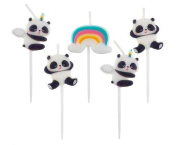 Panda Birthday Candles XiZ Party Supplies