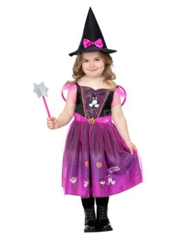 Holly Witch Costume - 3-4 Years Smiffys