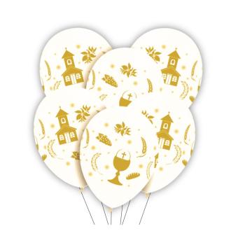 6 11" Baptism and Communion Balloons