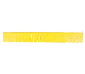 Plastic Fringe Wreath - Yellow