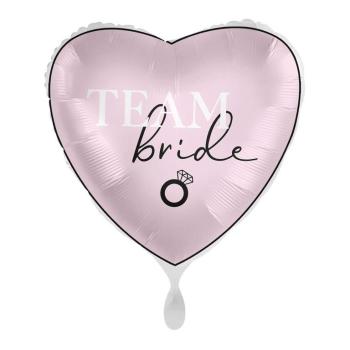 Foil Balloon 18" Heart Team Bride