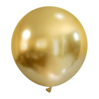60cm Chrome Balloon - Light Gold XiZ Party Supplies