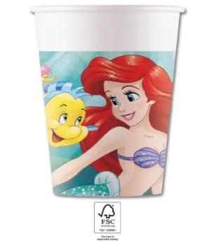 Princess Ariel Cardboard Cups Decorata Party