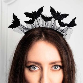Bat Headband with Tulle PartyDeco