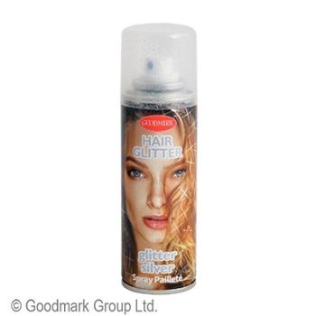 Silver Glitter Spray for Hair and Body