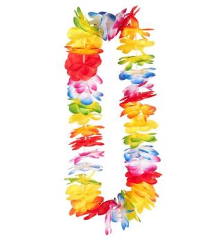 Multicolor Hawaiian Lei Necklace