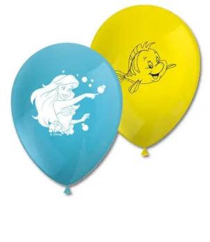 11" Princess Ariel Latex Balloons