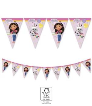 Gabby´s Dollhouse Paper Wreath Decorata Party