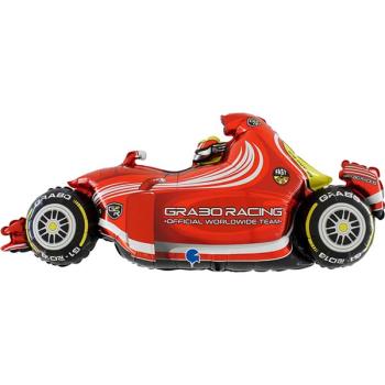 Foil Balloon 42" Red F1 Racing Car