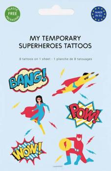 Superhero Party Tattoos My Little Day