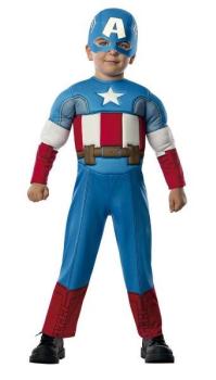 Mini Captain America Costume - 1-2 Years