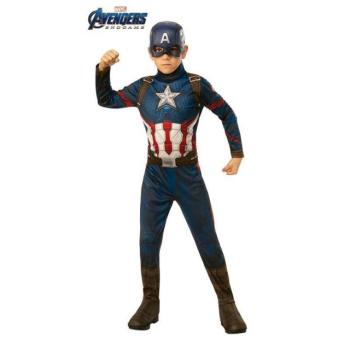 Captain America Endgame Costume - 3-4 Years Rubies USA