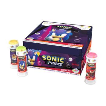 Caixa de 36 Bolas de Sabão Sonic e Amigos