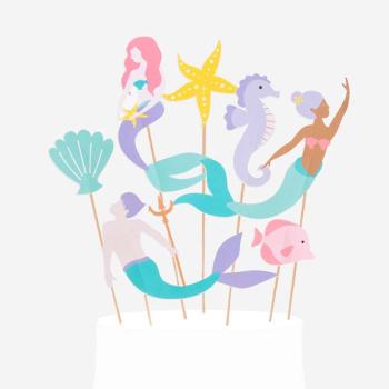 Mermaids of the Sea Cake Toppers My Little Day