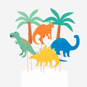 Jurassic Dino Cake Toppers