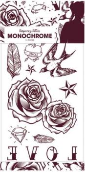 Monochrome Love Tattoos Funny Products
