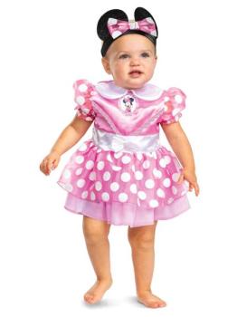 Baby Minnie Pink Costume - 6-12 Months Disguise
