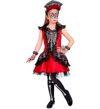 Day of the Dead Girl Costume - 4-5 Years