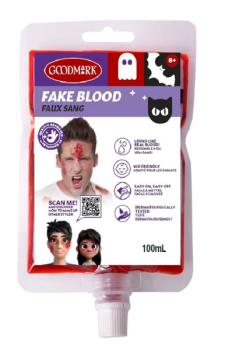 Red Fake Blood Bag 100ml Goodmark