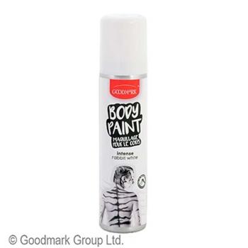 Spray Tinta para Pintura Corporal Branco Goodmark