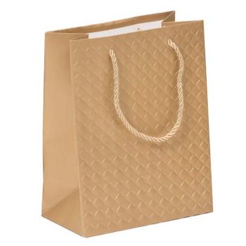 Small Brigitte Paper Bag - Gold XiZ Party Supplies