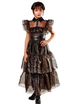 Wednesday Party Dress Costume - 9-10 Years