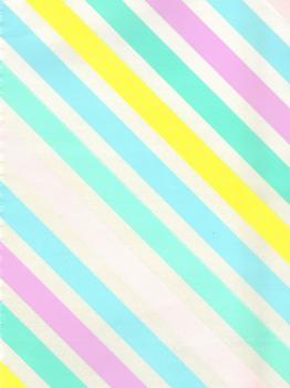 Pastel Striped Wrapping Paper Roll