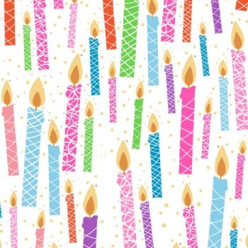 Birthday Candle Wrapping Paper Roll