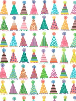 Party Hat Wrapping Paper Roll