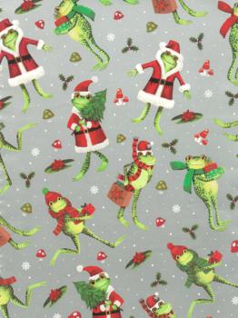 Christmas Frog Wrapping Paper Roll