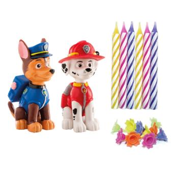 Paw Patrol Figure and Candles Set