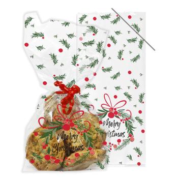 Merry Christmas Cellophane Bags