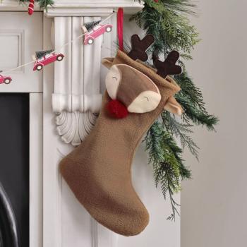 Reindeer Christmas Stocking GingerRay