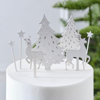 Forest Wood Cake Topper